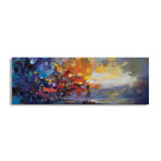 Molecular Light by Scott Naismith (12"H x 36"W x 1.5"D)