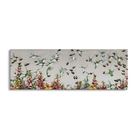 The Battle Of Flynn's Patch by Maggie Vandewalle (12"H x 36"W x 1.5"D)