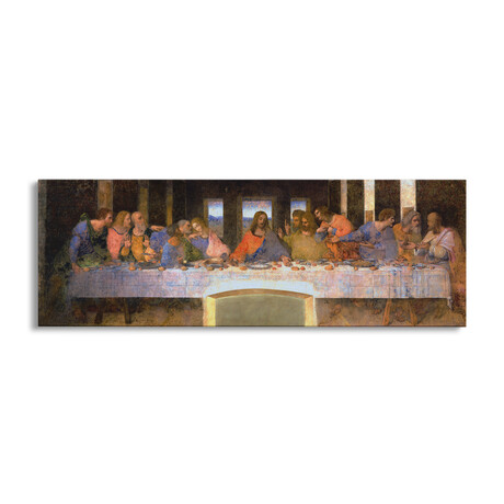 The Last Supper by Leonardo da Vinci (12"H x 36"W x 1.5"D)