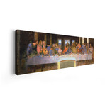 The Last Supper by Leonardo da Vinci (12"H x 36"W x 1.5"D)