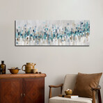 Blue Staccato by Katrina Craven (12"H x 36"W x 1.5"D)