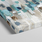 Blue Staccato by Katrina Craven (12"H x 36"W x 1.5"D)