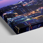 Union Station at sunset with city skyline in backgroundKansas City, Missouri, USA by Panoramic Images (12"H x 36"W x 1.5"D)