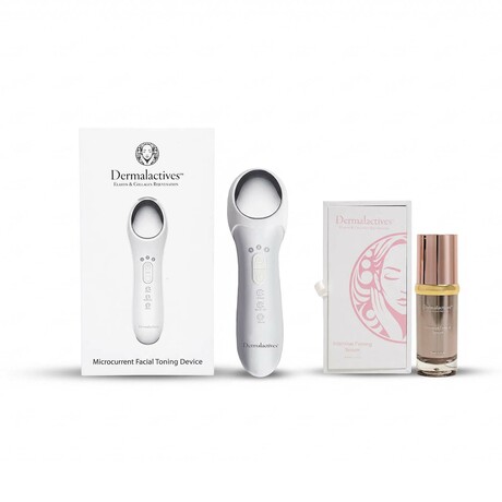 Dermalactives // Microcurrent Facial Toning Device + Intensive Firming Eye Serum