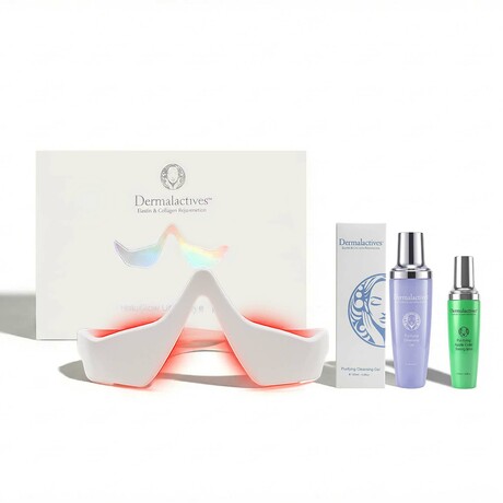Dermalactives // HoloGlow Under Eye LED Mask + Purifying Cleansing Gel + Purifying Apple Cider Toner Mist