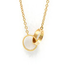 Cartier // 18k Rose Gold Baby Love Pendant Necklace // 17.12" // Store Display