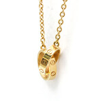 Cartier // 18k Rose Gold Baby Love Pendant Necklace // 17.12" // Store Display