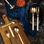 Stile Gold By Pininfarina Serving Set // 2 Pcs.