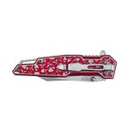 Spring Assisted Knife // FF-A2001 // Skulls (Red)