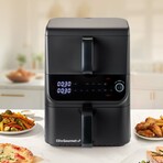 10.5QT Double Stack Digital Air Fryer, Dual Basket, Sync Tec