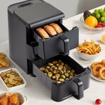 10.5QT Double Stack Digital Air Fryer, Dual Basket, Sync Tec