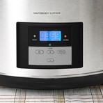 8.5 Qt Digital Slow Cooker Stainless Steel