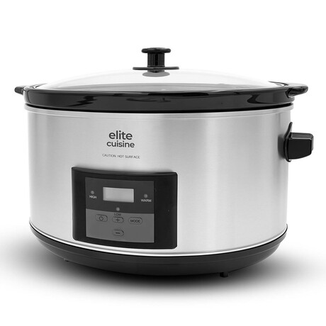 8.5 Qt Digital Slow Cooker Stainless Steel