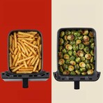 10.5QT Double Stack Digital Air Fryer, Dual Basket, Sync Tec