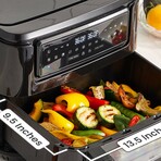 Dual Zone Air Fryer 10.5Ltr with Divider, Sync Techn