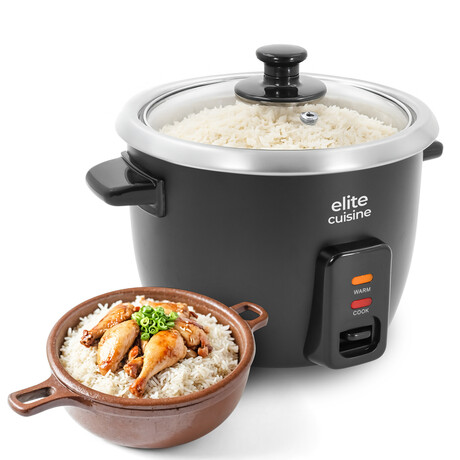 6 Cup Cooked Rice Cooker Stainless Steel Pot