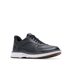 Un Briley Tie Leather Sneakers // Black (US: 7)