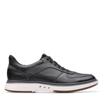 Un Briley Tie Leather Sneakers // Black (US: 7)