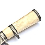 The Veinforge // White Camel Bone // Straight Back