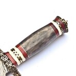 The Rippleforge // Black Camel Bone // Drop Point