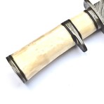 The Veinforge // White Camel Bone // Straight Back