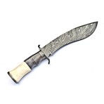 The Strataedge // White Camel Bone // Drop Point