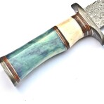 The Flowcore // Blue & White Bone // Drop Point