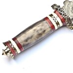 The Rippleforge // Black Camel Bone // Drop Point