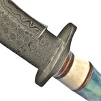 The Flowcore // Blue & White Bone // Drop Point