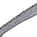 The Rippleforge // Black Camel Bone // Drop Point