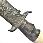 The Strataedge // White Camel Bone // Drop Point