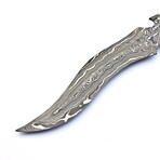 The Veinedge // Brown Epoxy Resin // Clip Point