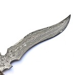 The Veinedge // Brown Epoxy Resin // Clip Point