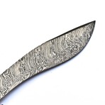 The Rippleforge // Black Camel Bone // Drop Point