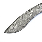 The Strataedge // White Camel Bone // Drop Point