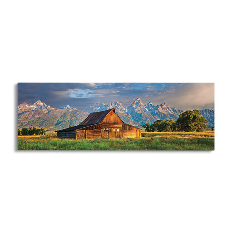 Grand Teton Panorama, Grand Teton National Park, Wyoming by Susanne Kremer (12"H x 36"W x 1.5"D)