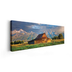 Grand Teton Panorama, Grand Teton National Park, Wyoming by Susanne Kremer (12"H x 36"W x 1.5"D)