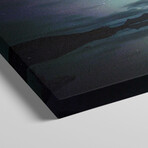 Aurora Borealis Panorama, Iceland by Matteo Colombo (12"H x 36"W x 1.5"D)