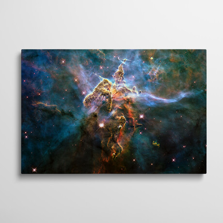 Mystic Mountain in Carina Nebula (Hubble Space Telescope) by NASA (26"H x 40"W x 1.5"D)