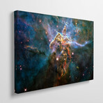 Mystic Mountain in Carina Nebula (Hubble Space Telescope) by NASA (26"H x 40"W x 1.5"D)