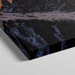 Aiguilles de Chamonix In The French Alps, Haute Savoie, France by Alex Buisse (12"H x 36"W x 1.5"D)