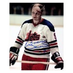 Bobby Hull // Winnipeg Jets // Signed Photo - Bloody