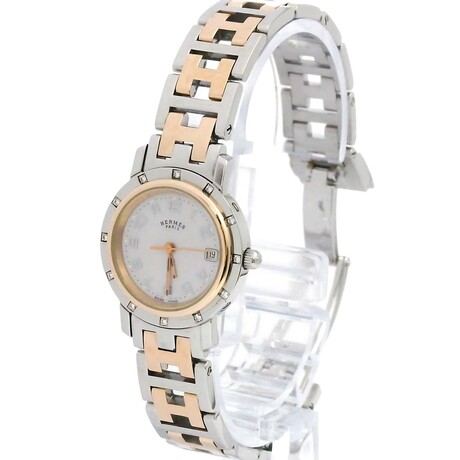 Hermes Ladies Clipper Diamond Quartz // HECL4222 // Pre-Owned