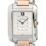Cartier Tank Anglaise LM Diamond Automatic // WT100025 // Pre-Owned