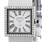 Chanel Ladies Mademoiselle Diamond Quartz // H0830 // Pre-Owned