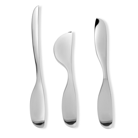 Alfredo Stainless Steel Cheese Knife Set // Set of 3 // 3390214