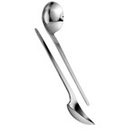 Arne Jacobsen Stainless Steel Left-Handed Breakfast Spoon Set // Set of 2 // 3355057