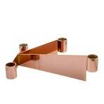 Urkiola Stainless Steel + Bronze PVD 4-Candle Holder // 3586014