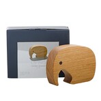 Elephant Oak Wood Figurine // 3586307