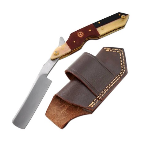 Folding Knife // OR-216 // Bone + Wood